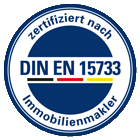 zertifizierter Immobilienmakler nach DIN EN 15733